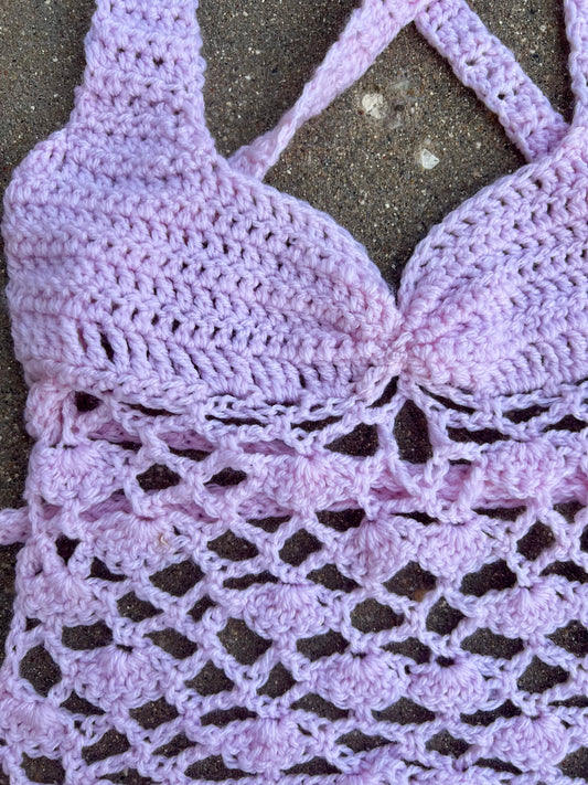 XS-M Pink Shell Top