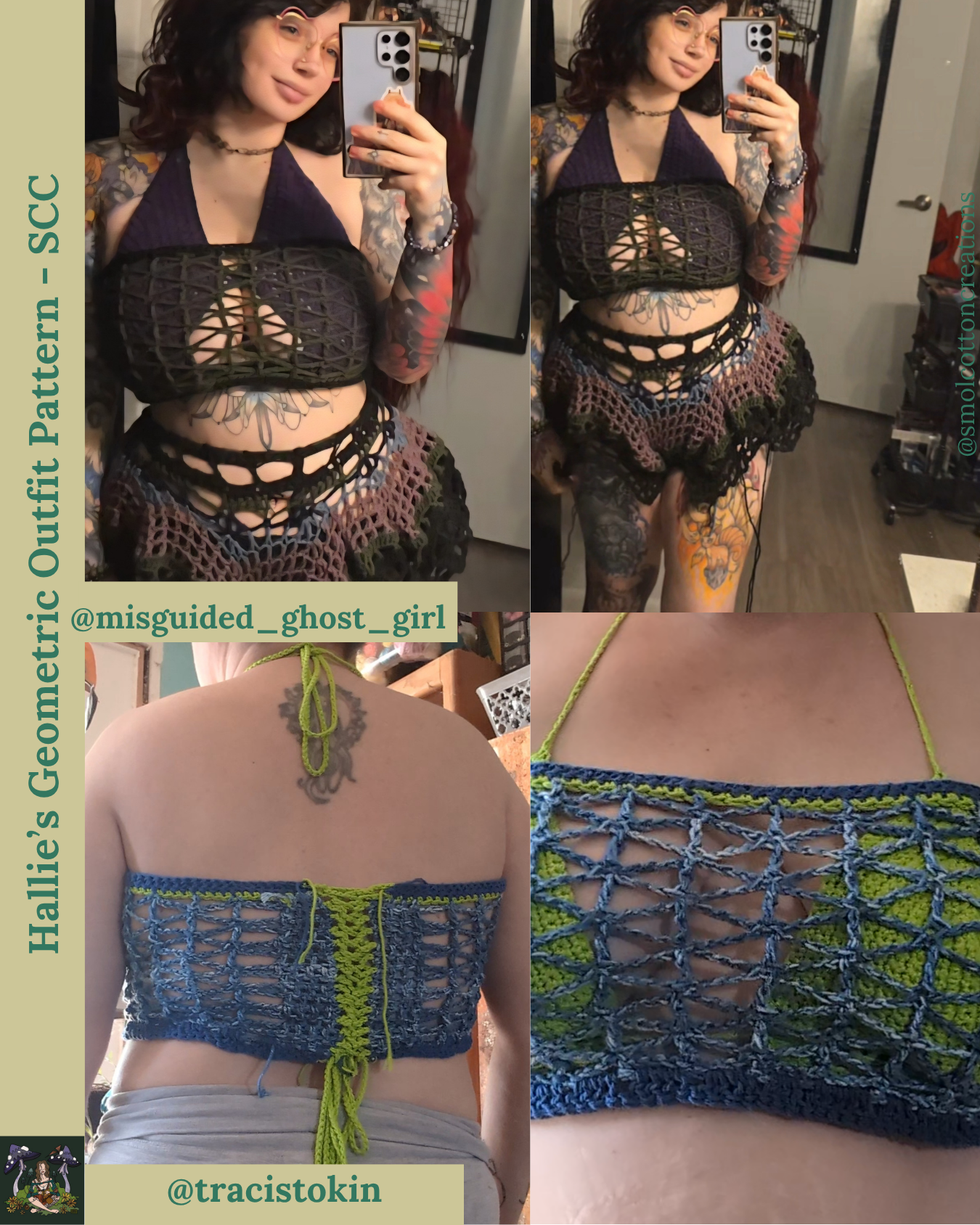 Hallie’s Geometric Outfit - DIY Crochet Festival Outfit PDF Pattern