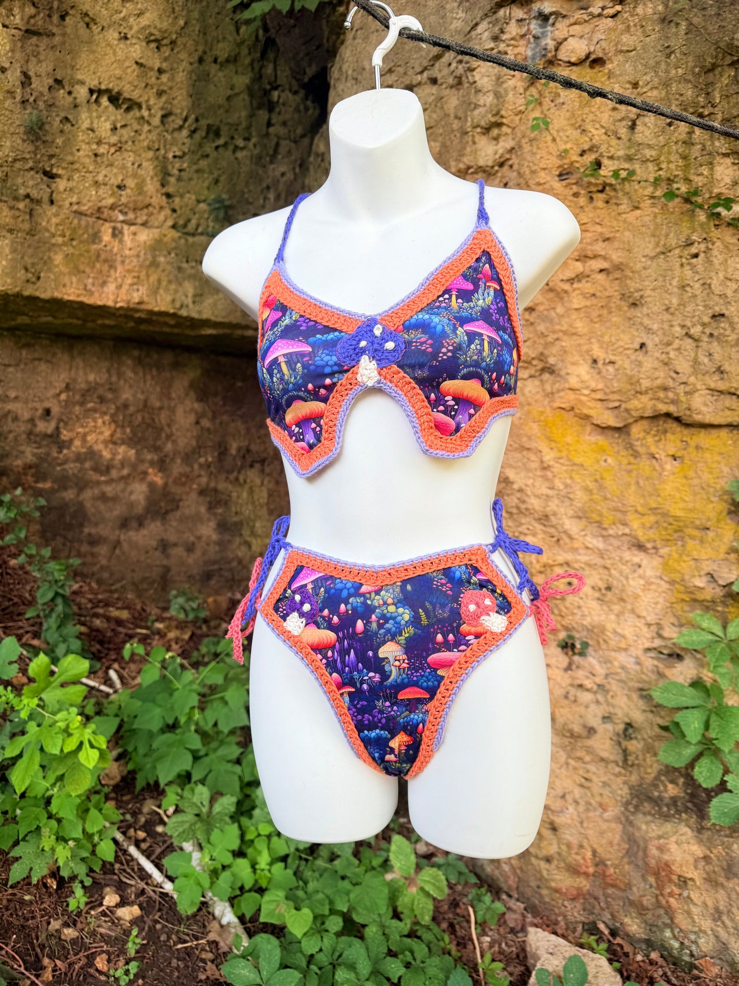Mushroom Mania 1.0 Bikini Top - XS-M