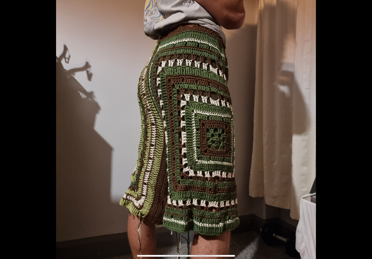 Psychedelic Rave Vest & Shorts - DIY Crochet Ravewear Unisex Festival Outfit PDF Pattern Set