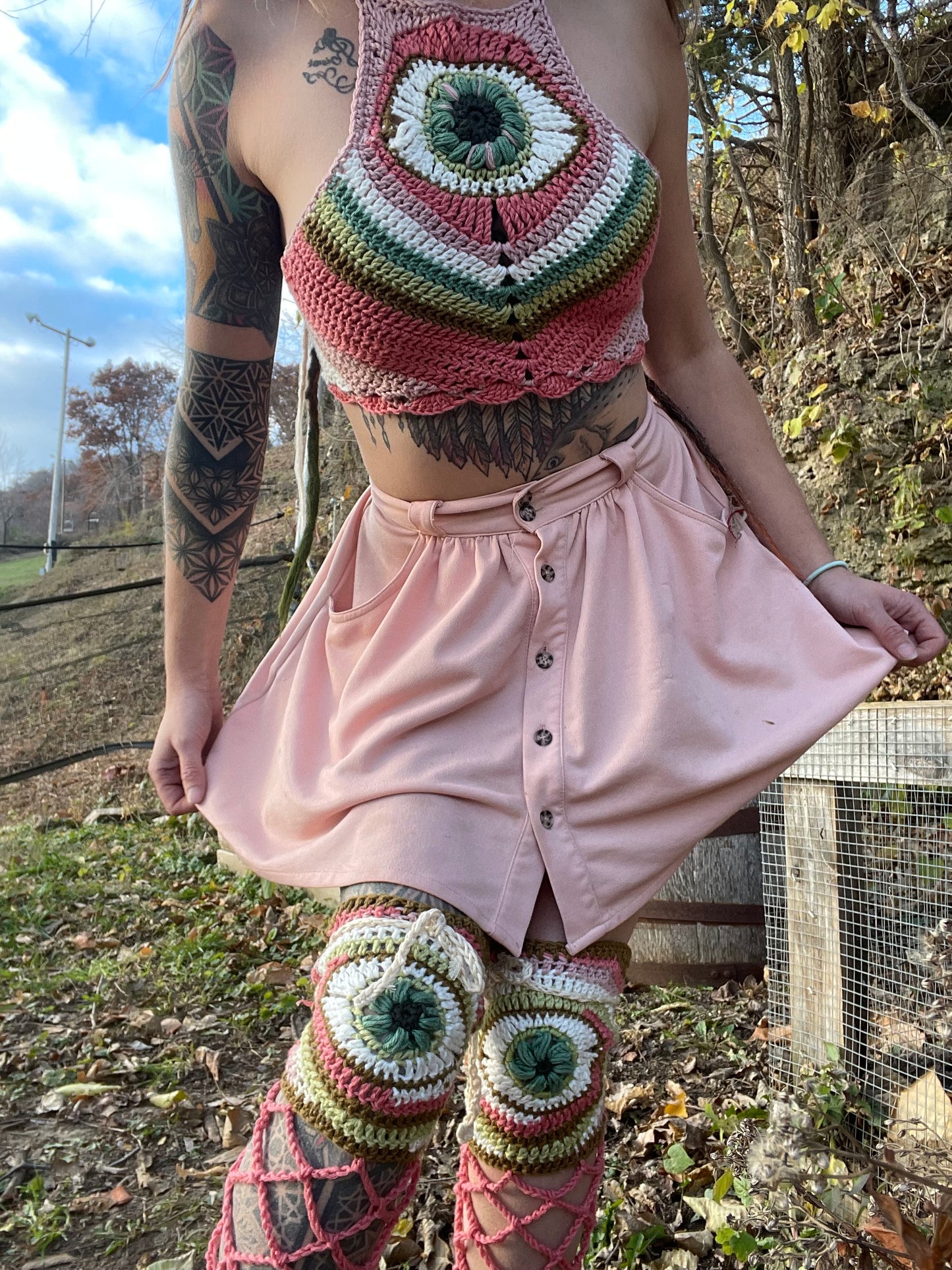 Bubblegum Faery Third Eye Halter Top