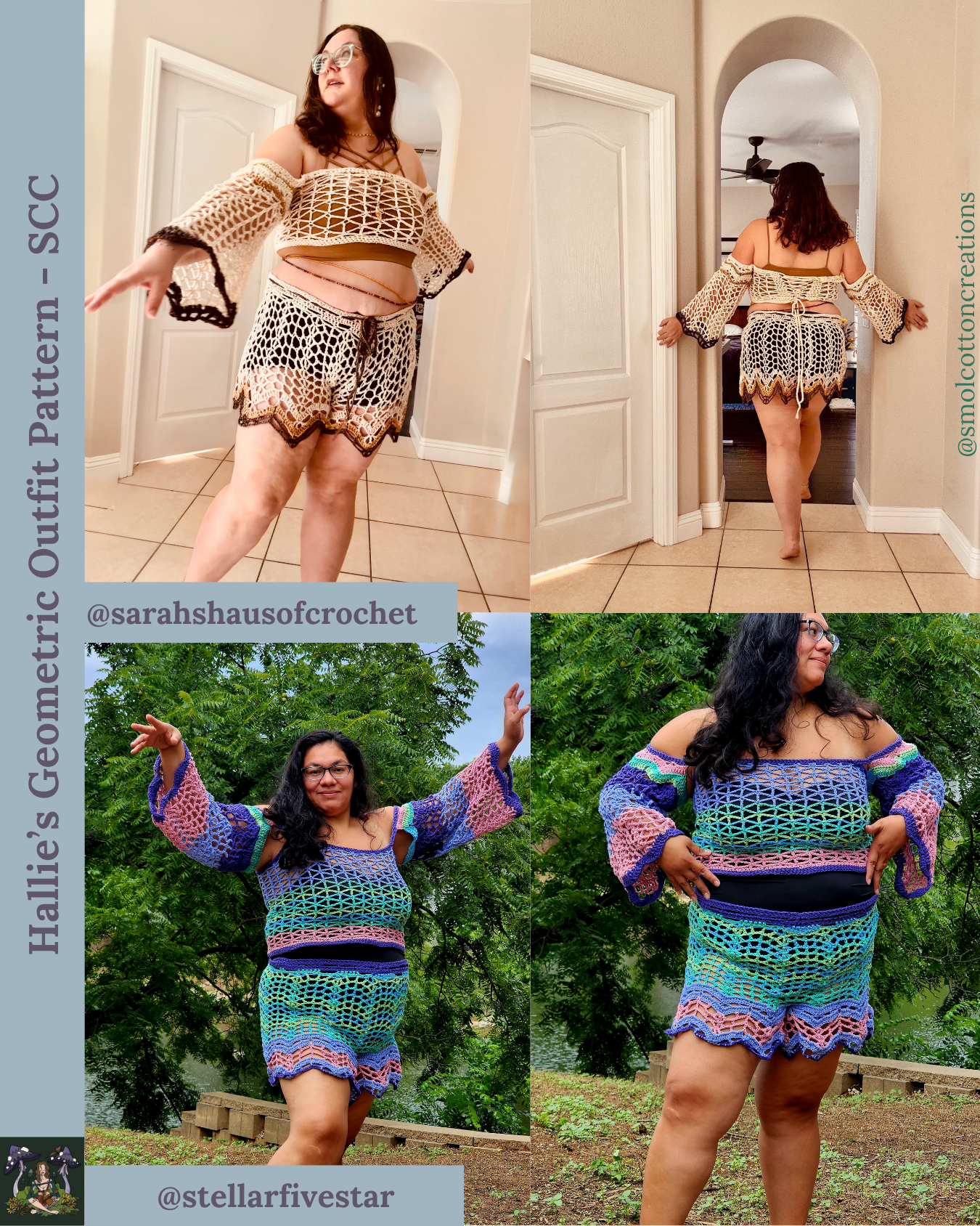Hallie’s Geometric Outfit - DIY Crochet Festival Outfit PDF Pattern