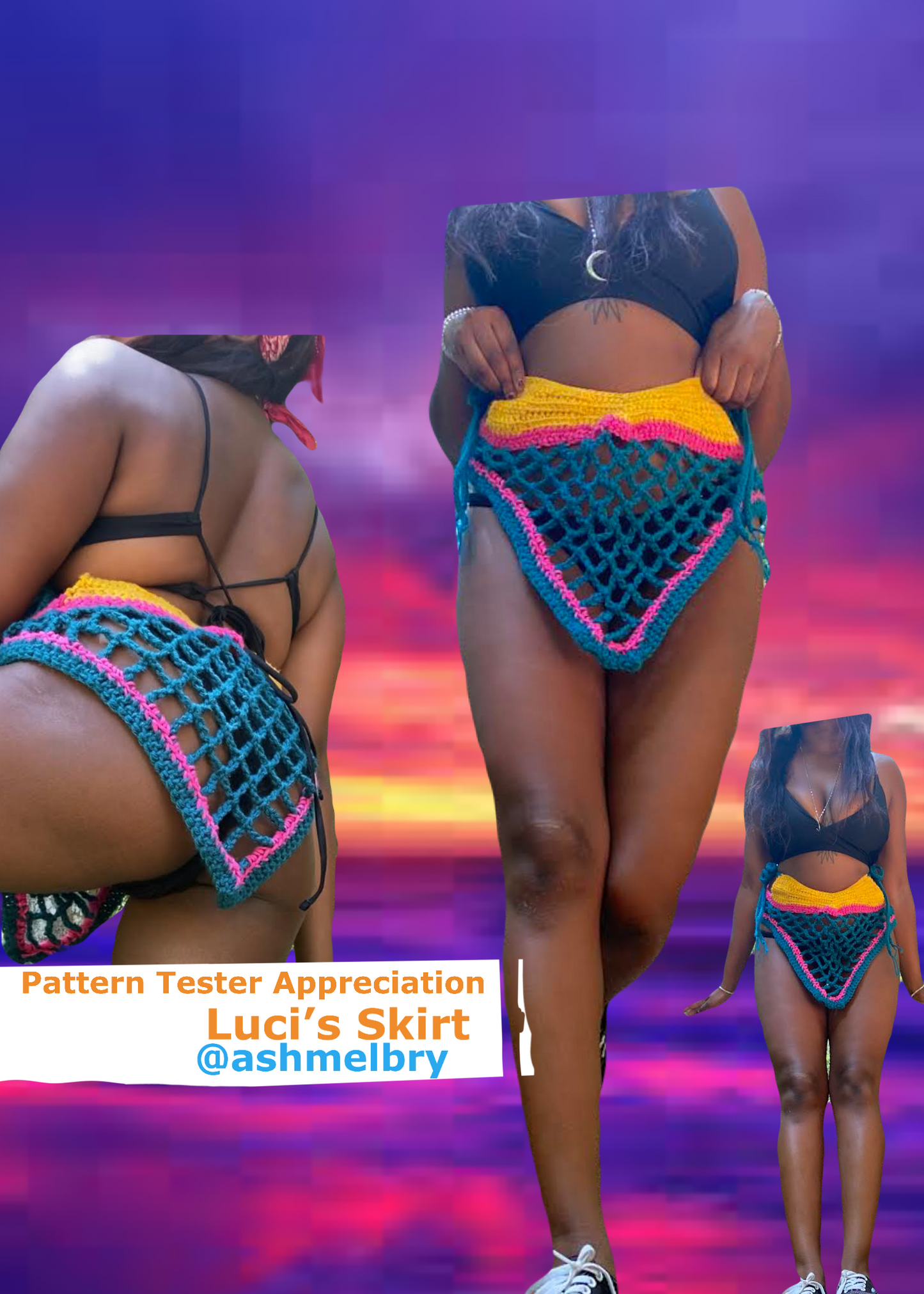 Luci’s Fishnet Skirt - DIY Crochet Festival Skirt PDF Pattern