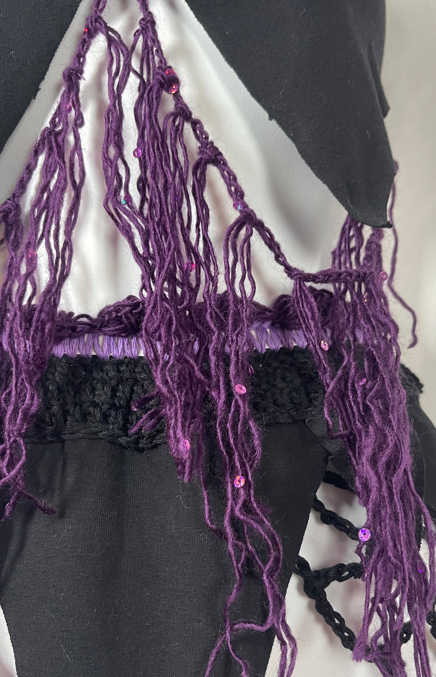 Grunge Fairy Outfit - Organic Crochet Ravewear Alternative Festival Set