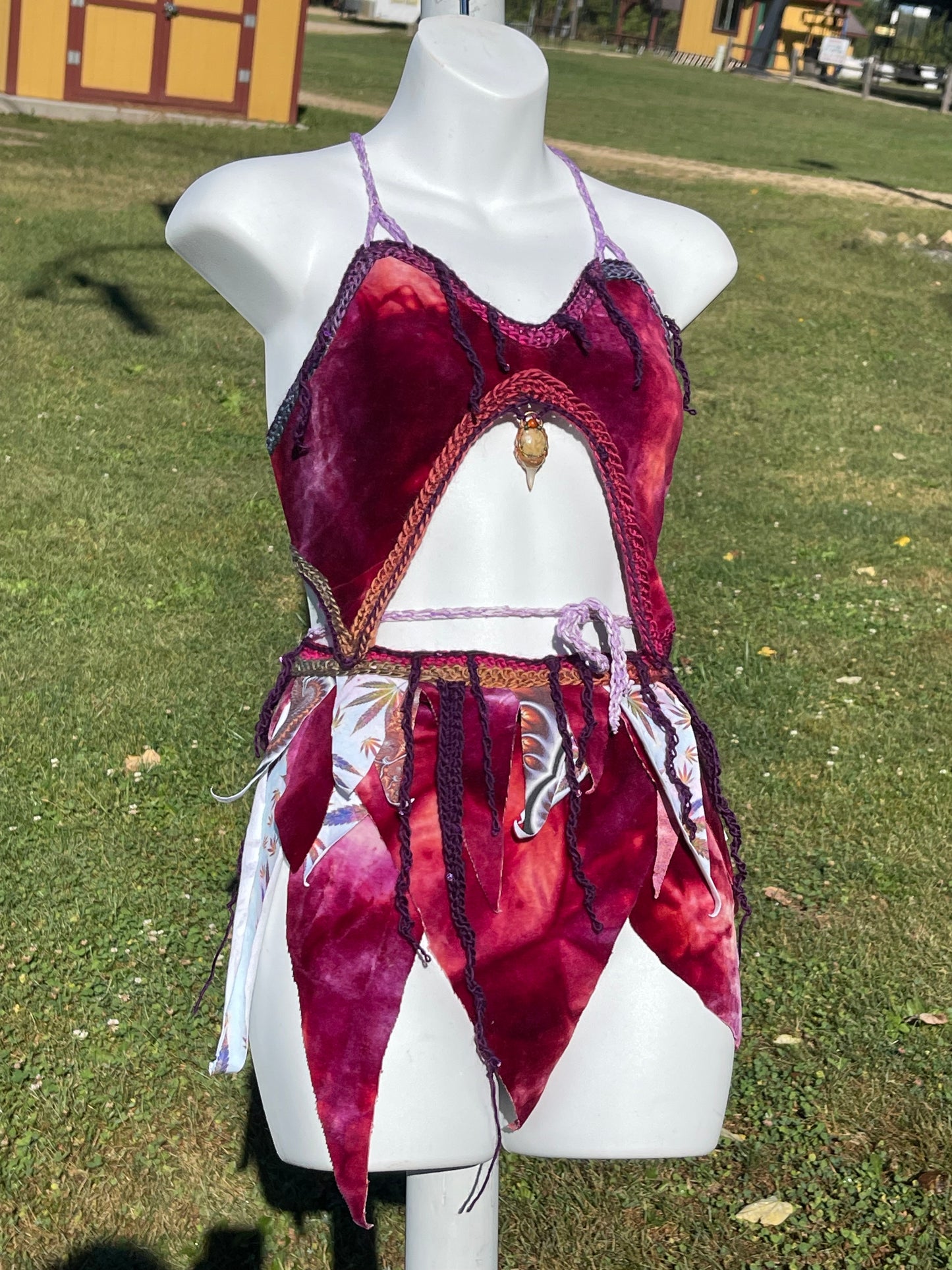 Mariana (XS/SM) - Handmade Crochet Ravewear Casualwear Oufit