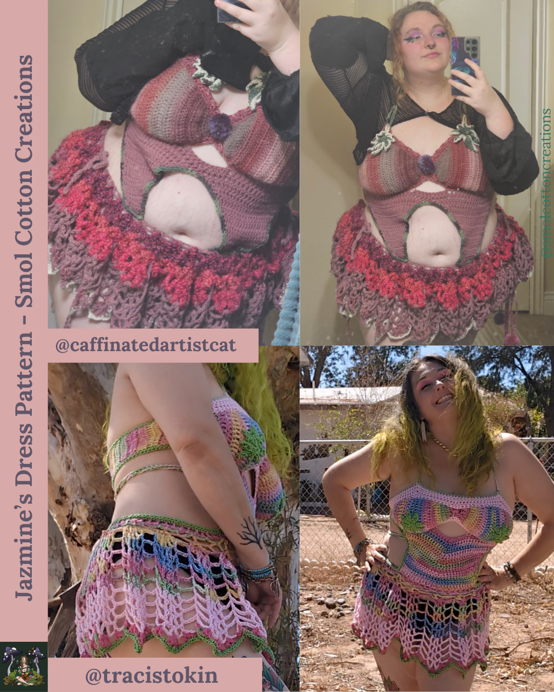 Jazmine’s Busty and Lacey Dress - DIY Festival Dress PDF Crochet Pattern