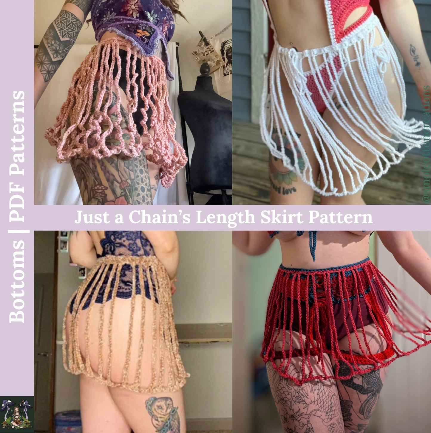 "It’s Just a Chain’s Length" Crochet Skirt - DIY Crochet Festival Skirt PDF Pattern