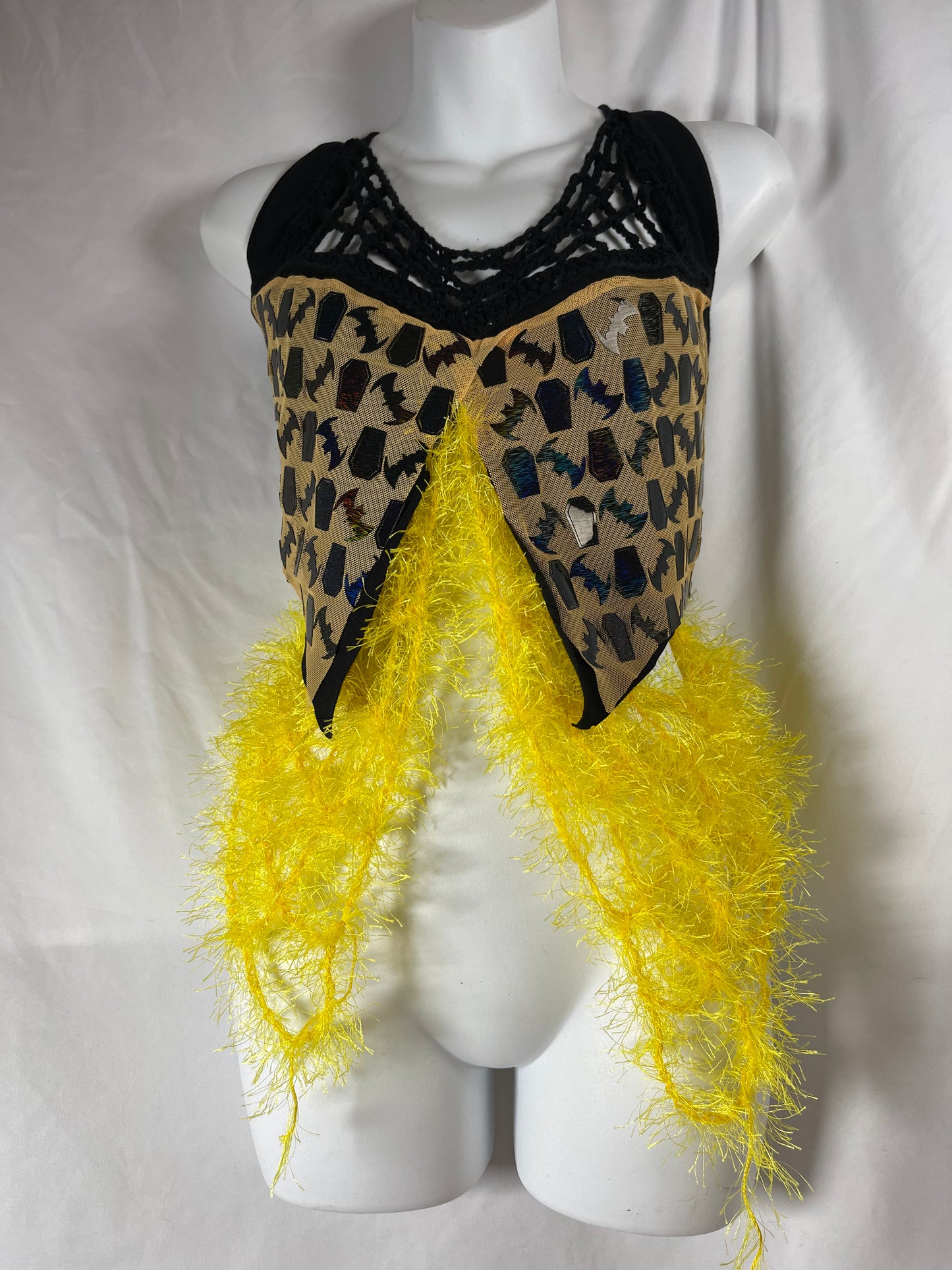 Grunge Fairy Outfit - Organic Crochet Ravewear Alternative Festival Set