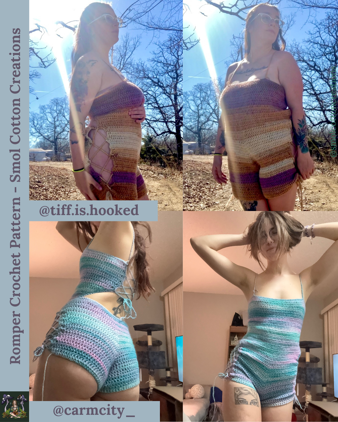 Romper/Playsuit - DIY Crochet Festival Outfit PDF Pattern