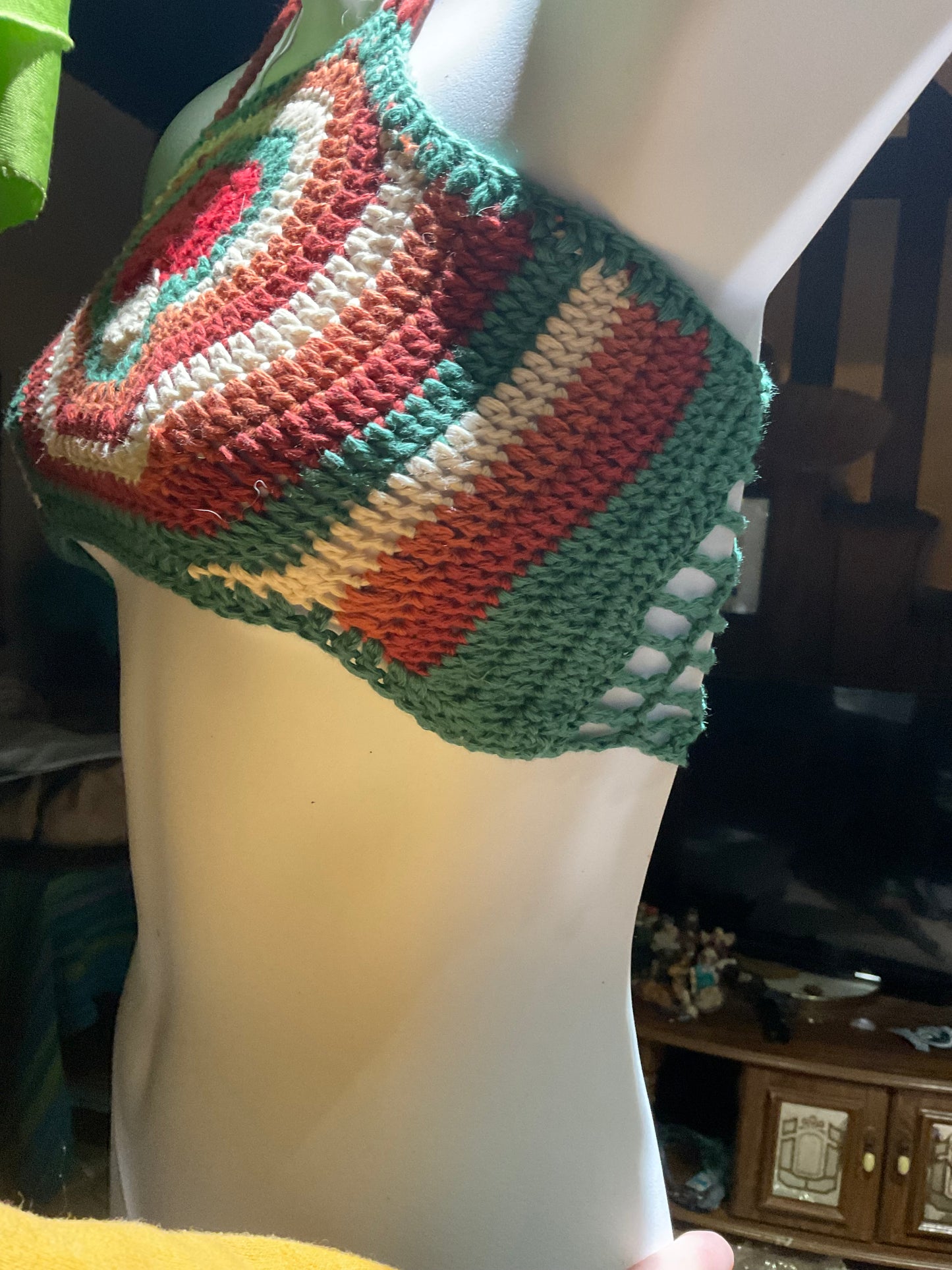 Mushroom Spiral Crop Top