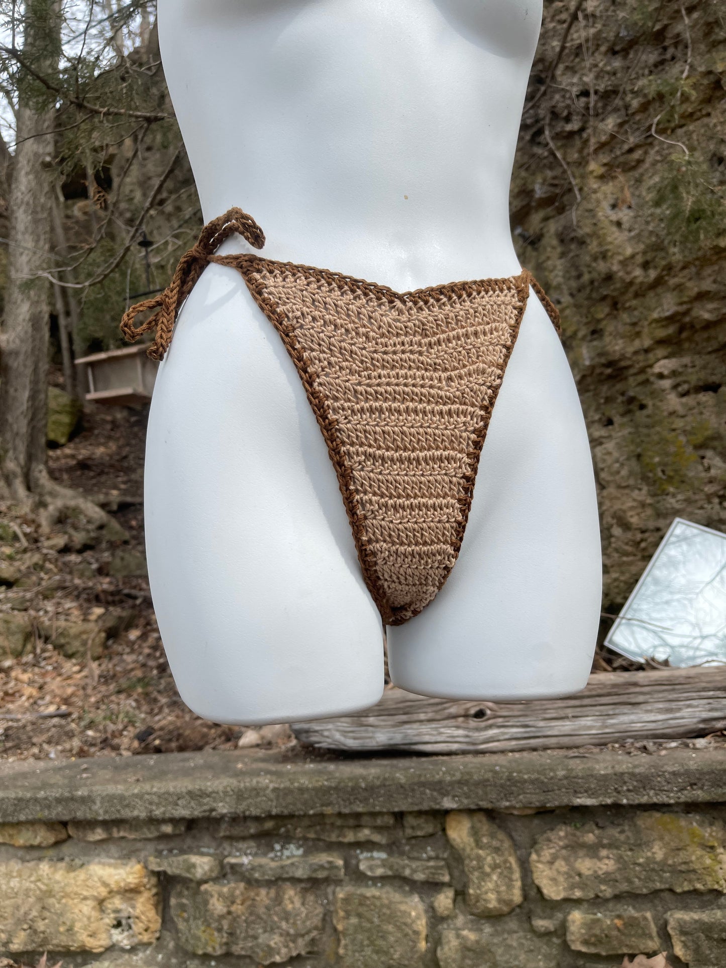 Angela’s Sandy Bikini Bottoms