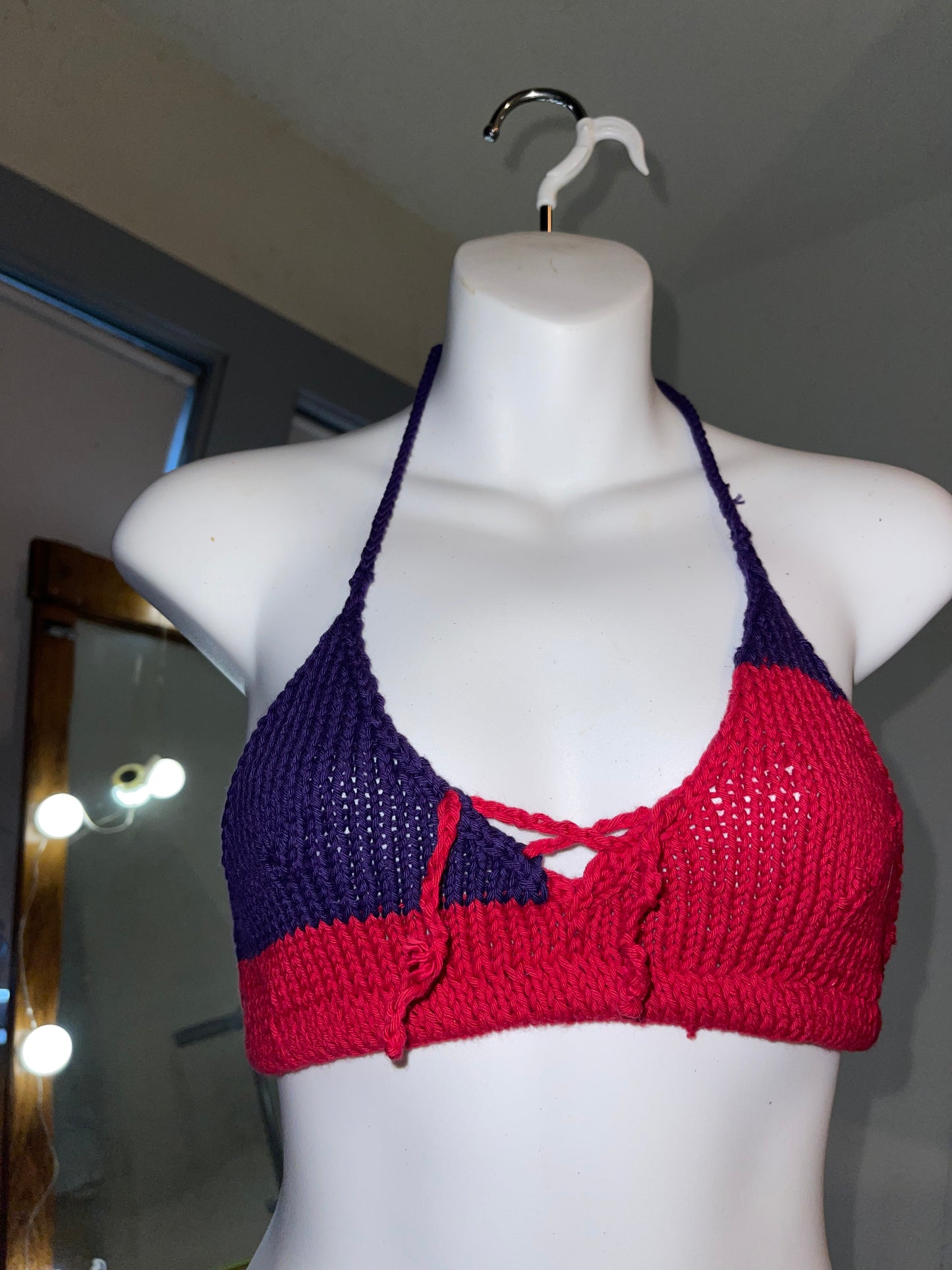 Lace Up Bikini Tops