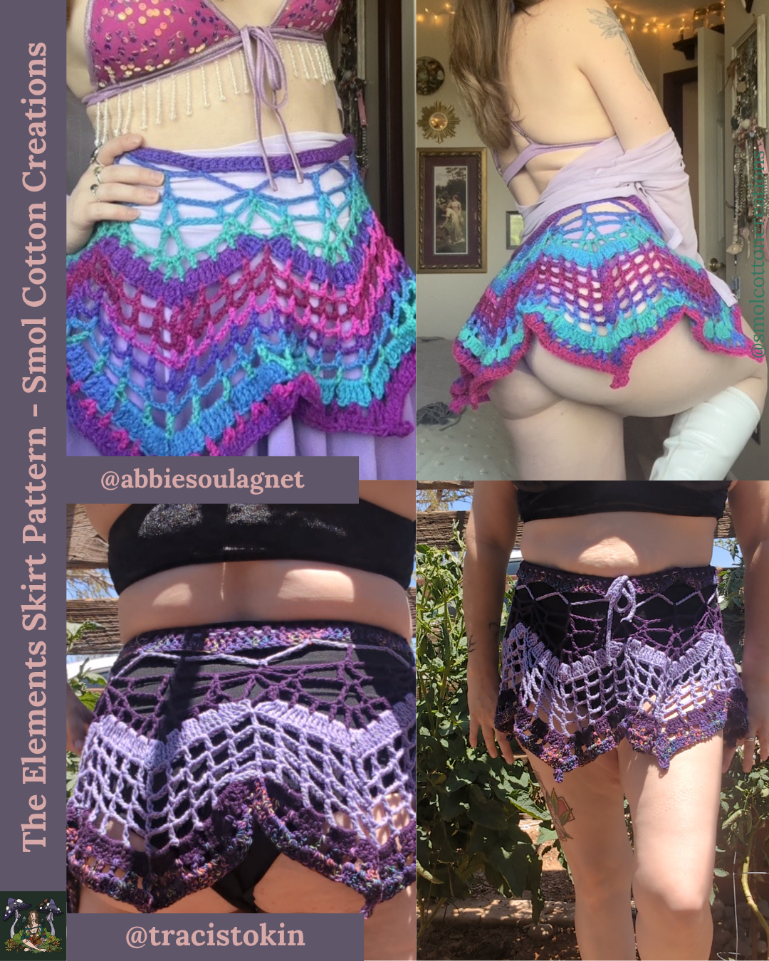 The Elements Skirt - DIY Crochet Festival Skirt PDF Pattern