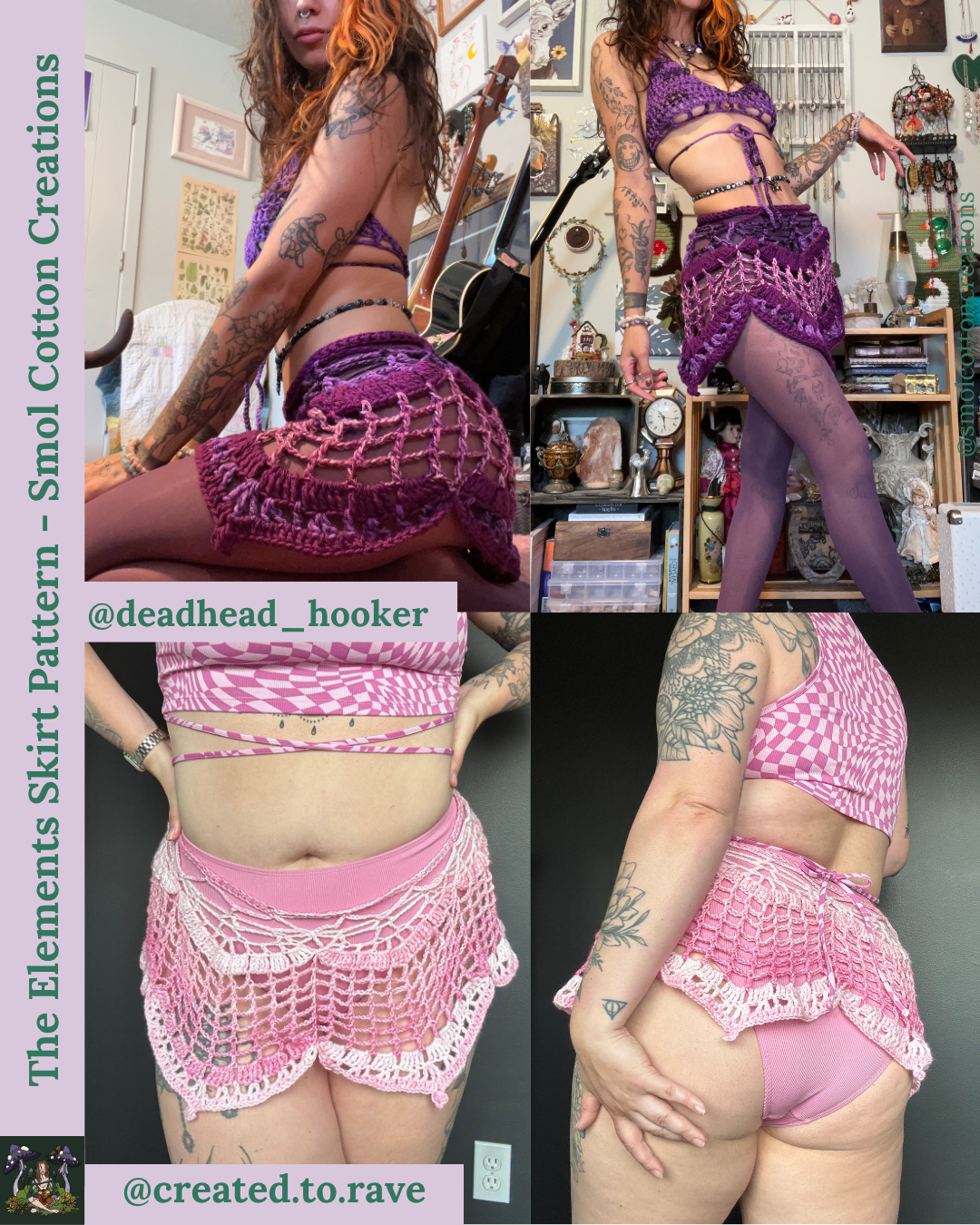 The Elements Skirt - DIY Crochet Festival Skirt PDF Pattern