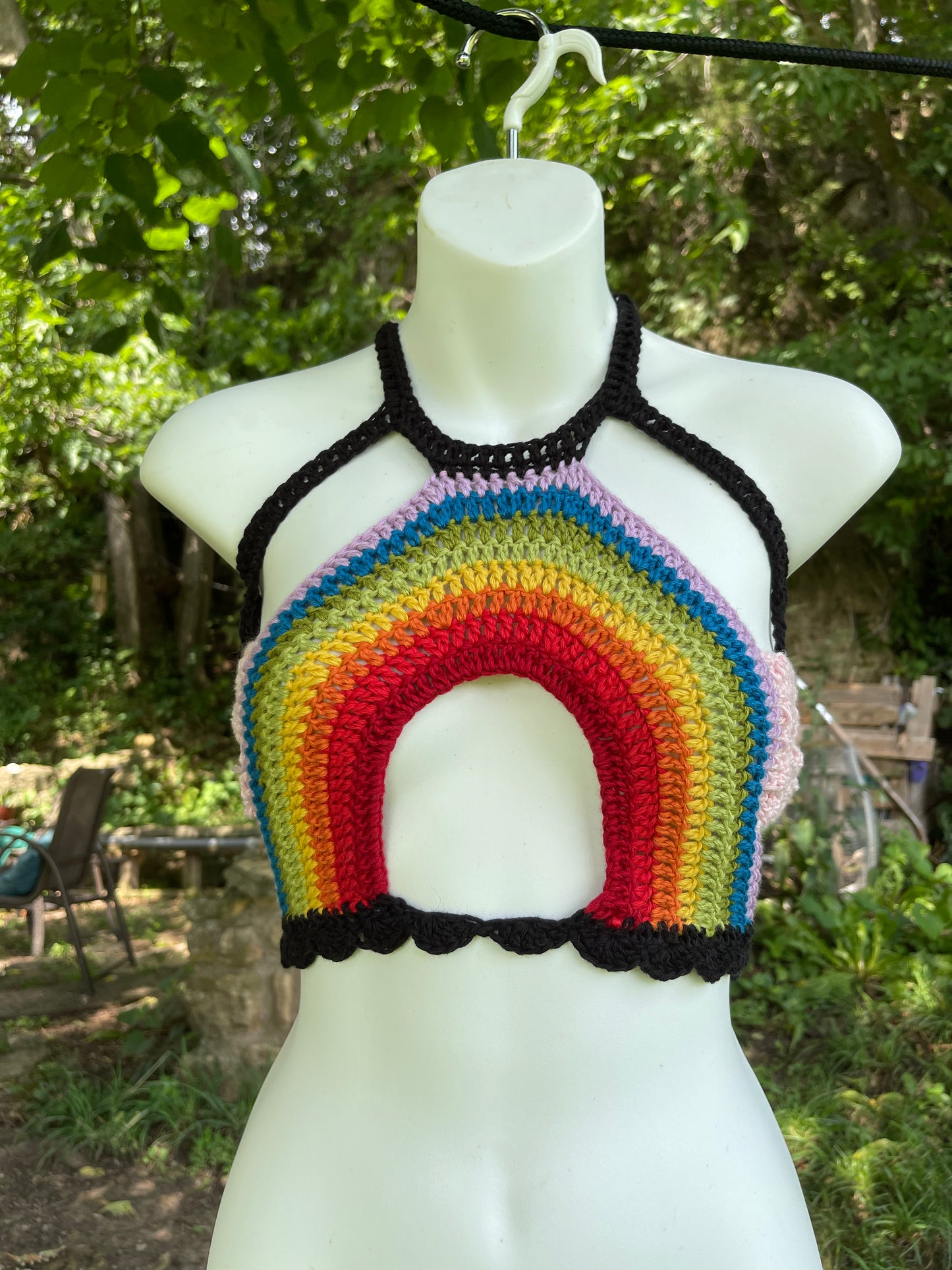 Rainbow Fairy Top - DIY Crochet Festival Top PDF Pattern