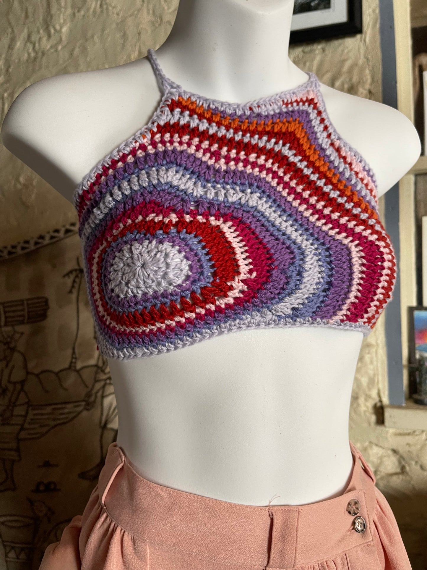 Geode fairy crop top