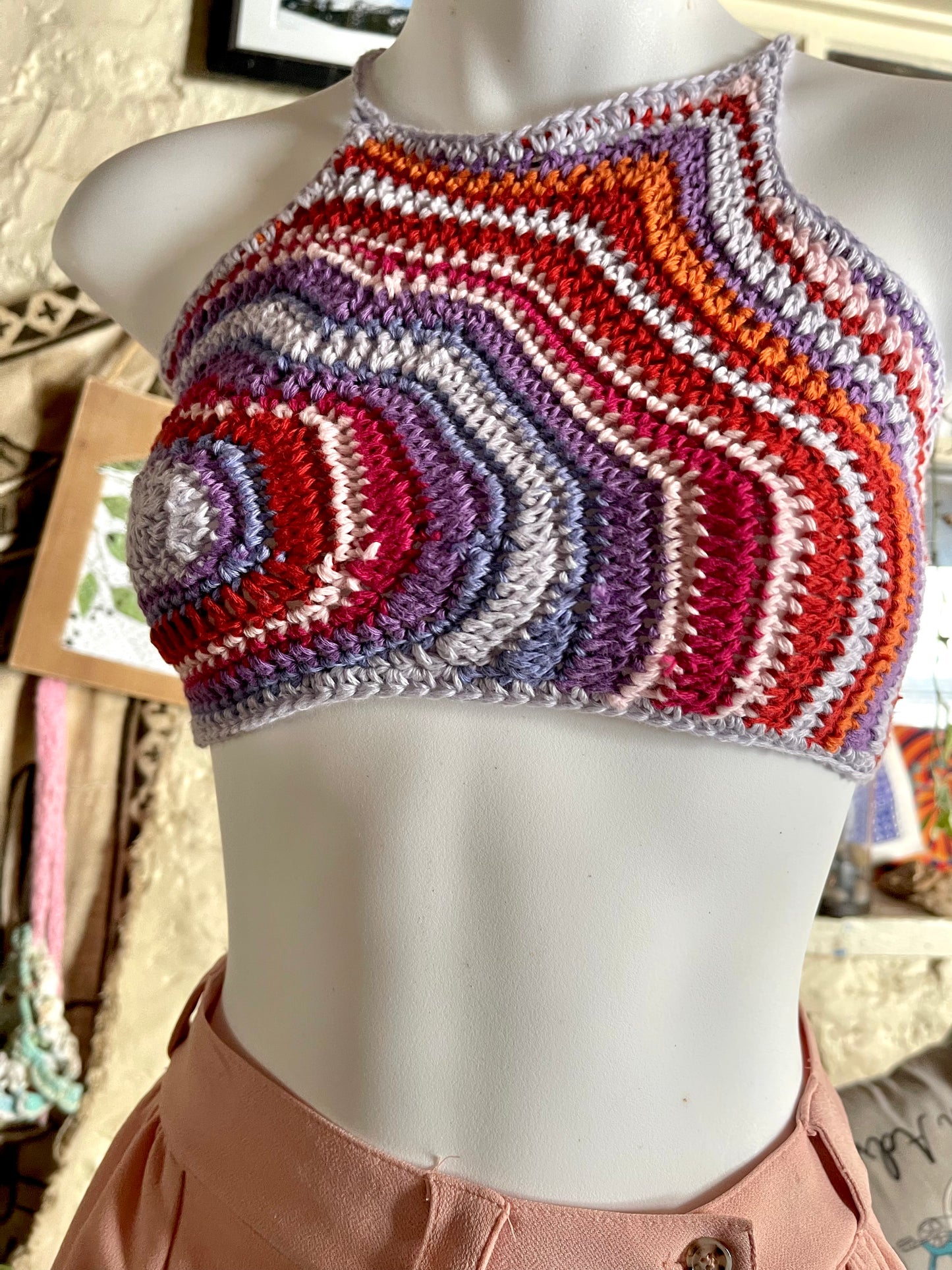 Geode fairy crop top