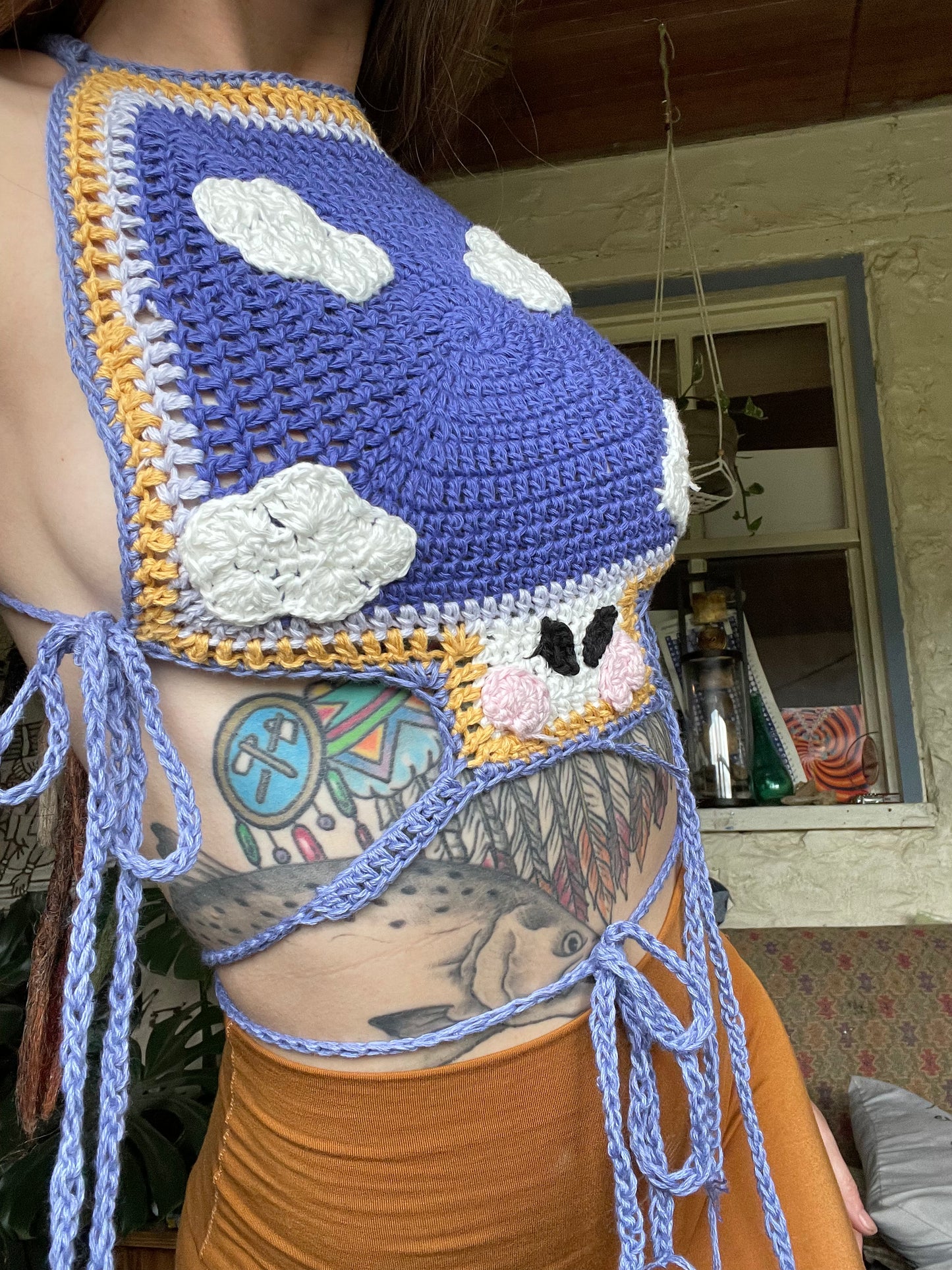Mushroom Fairy Tale Top - DIY Crochet Festival Top PDF Pattern