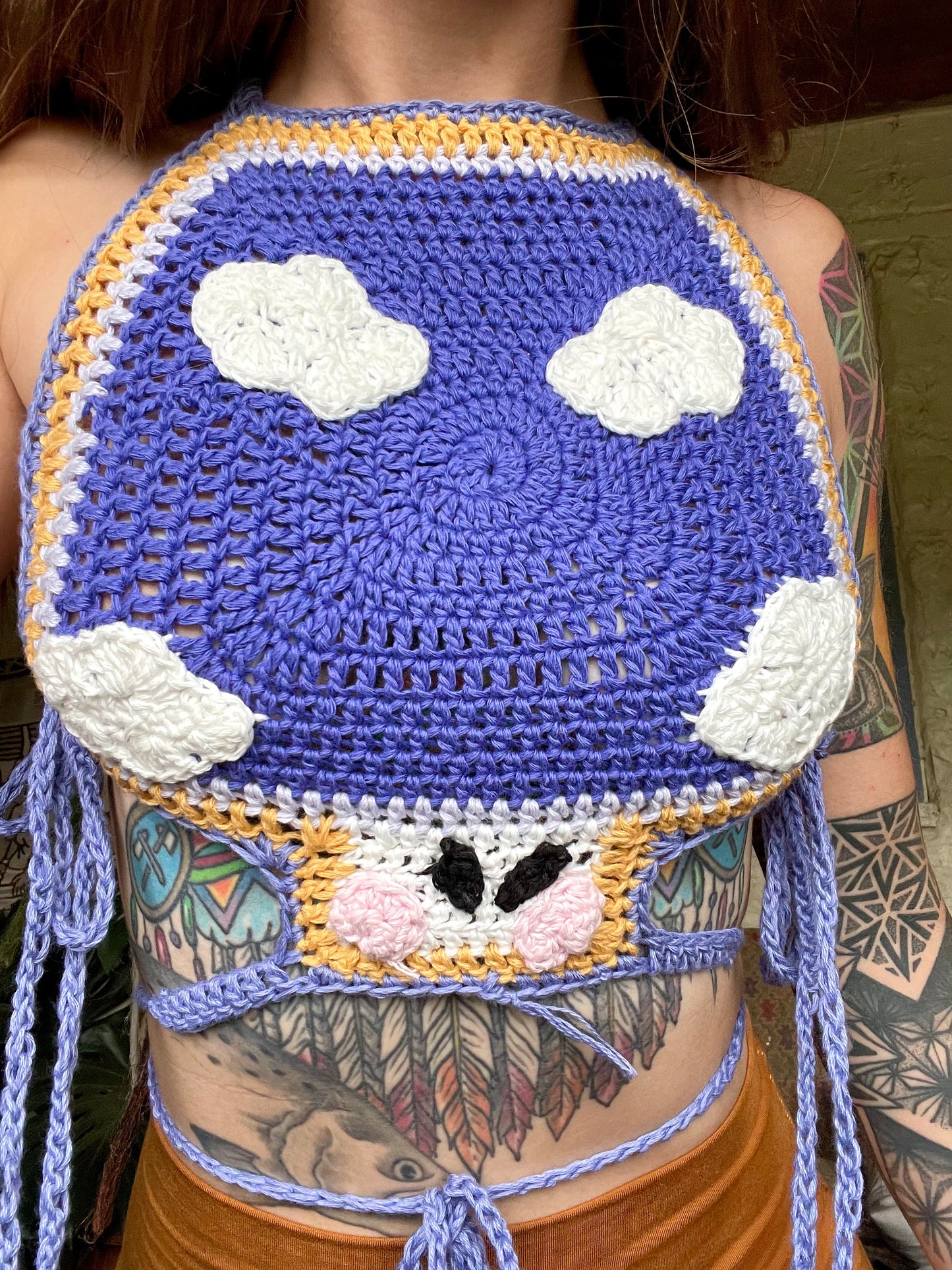 Mushroom Fairy Tale Top - DIY Crochet Festival Top PDF Pattern