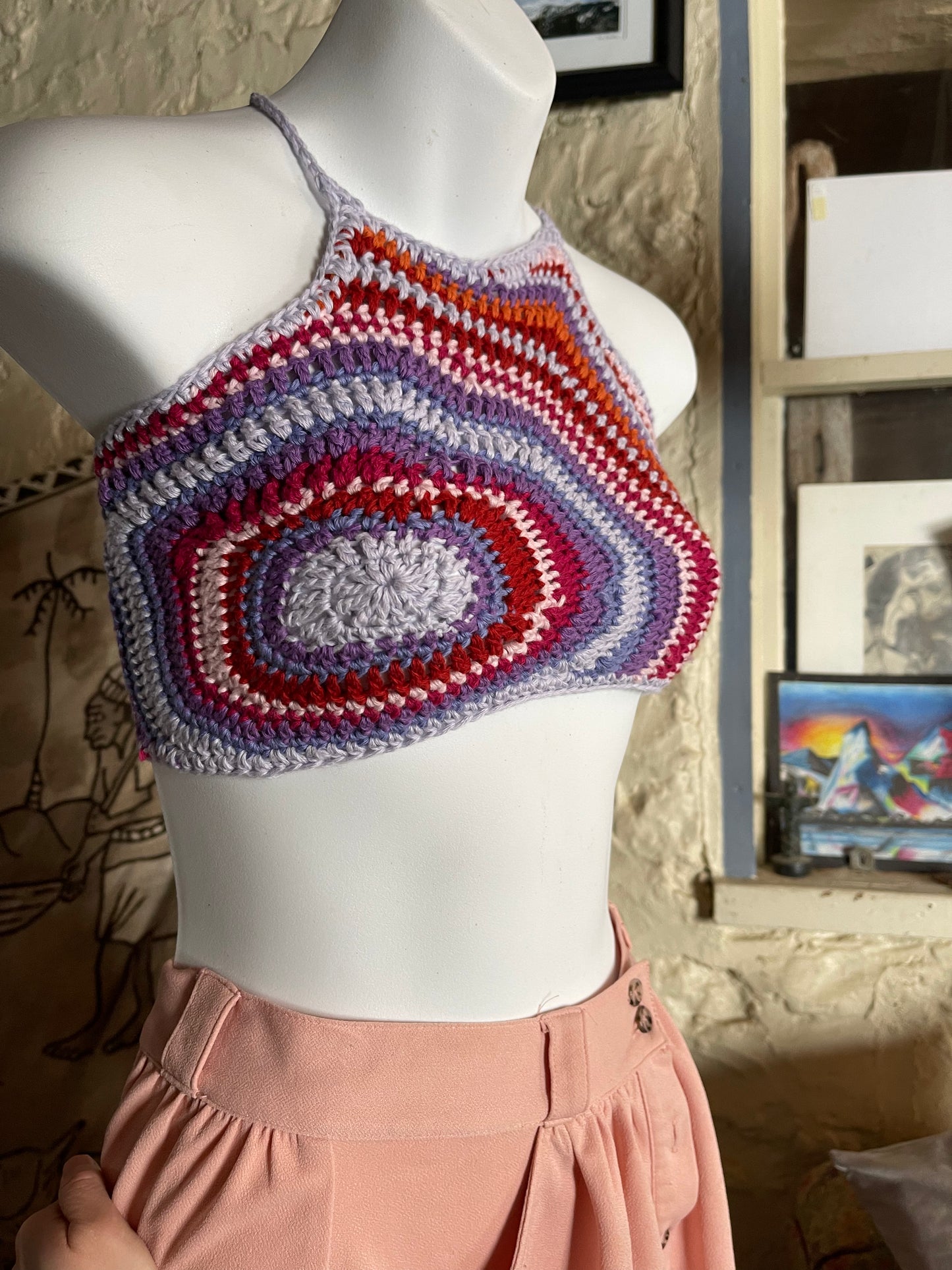 Geode fairy crop top