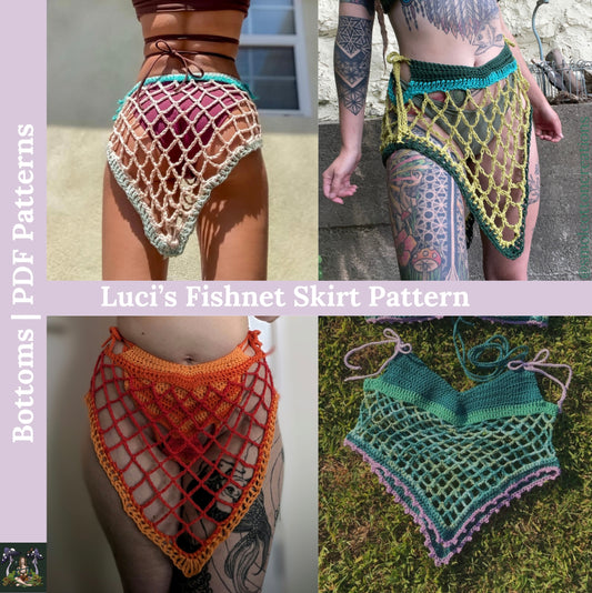 Luci’s Fishnet Skirt - DIY Crochet Festival Skirt PDF Pattern