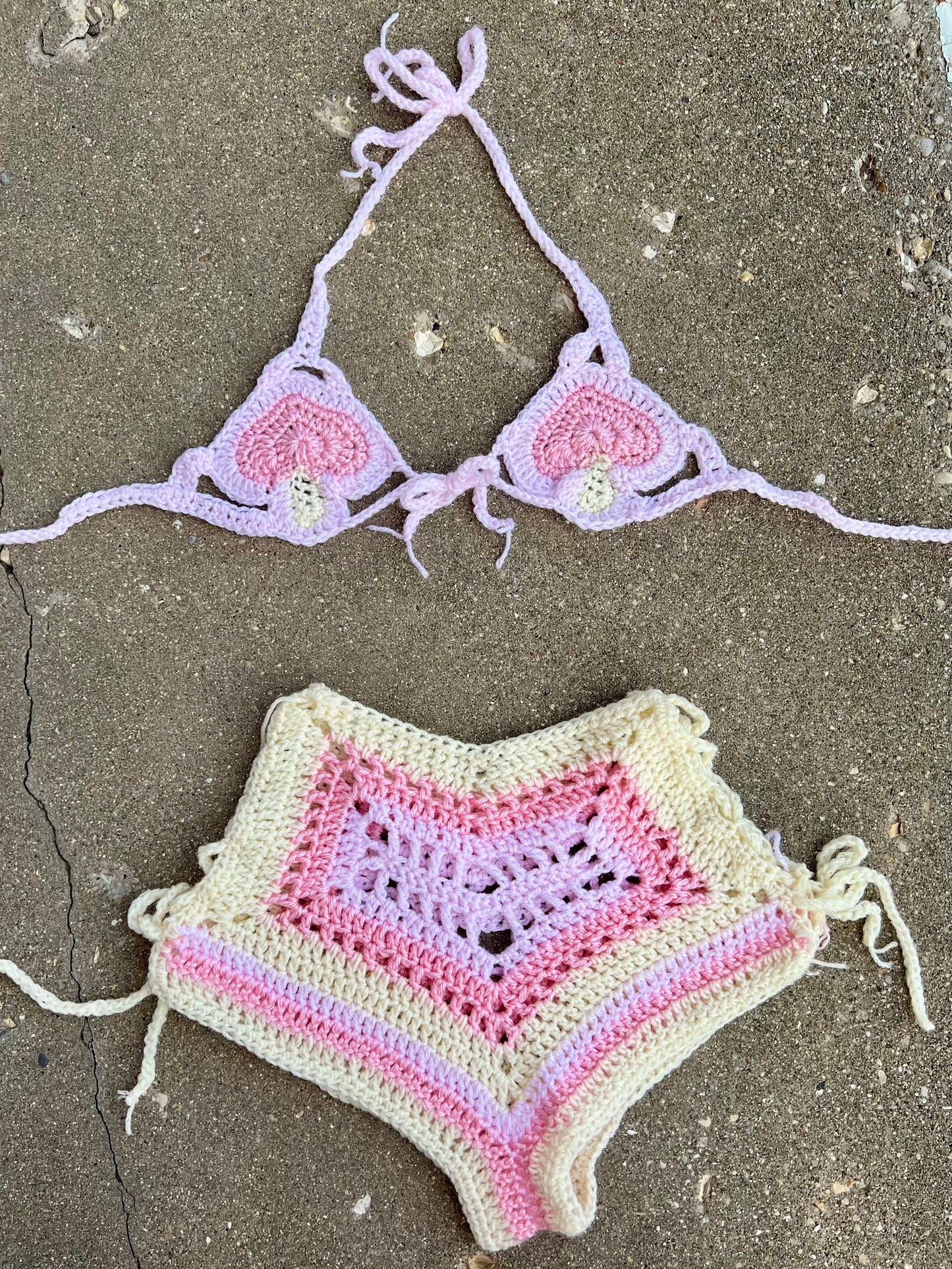 XS-M 2P Cotton Candy Mushroom Set