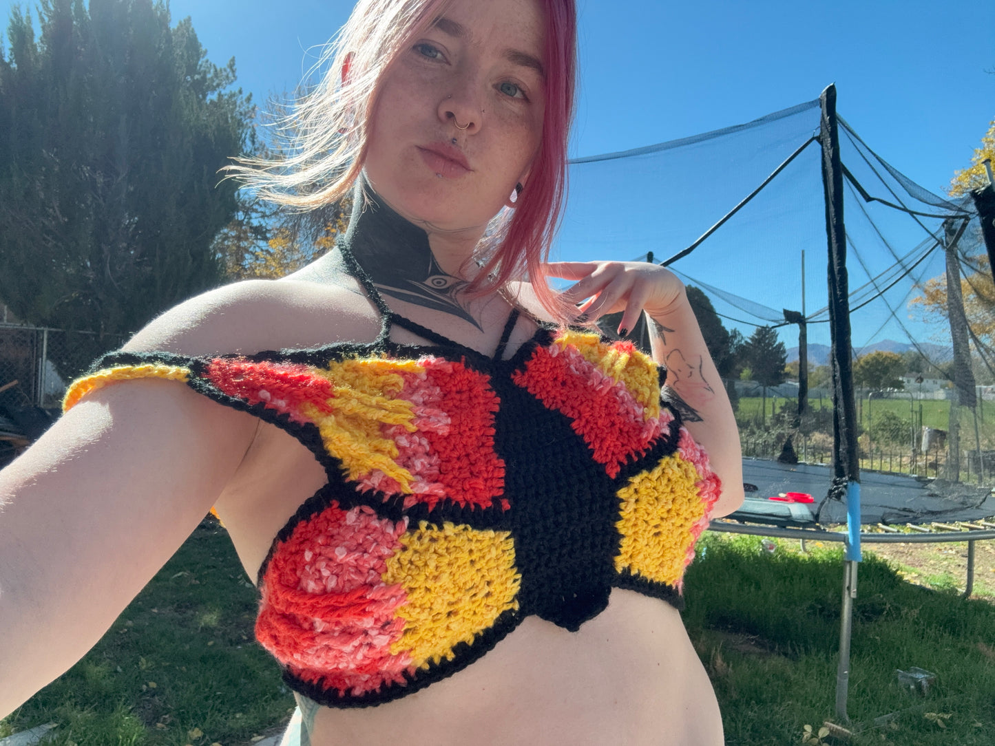 The Butterfly Shorts/Top - DIY Crochet Festival Shorts/Top PDF Pattern