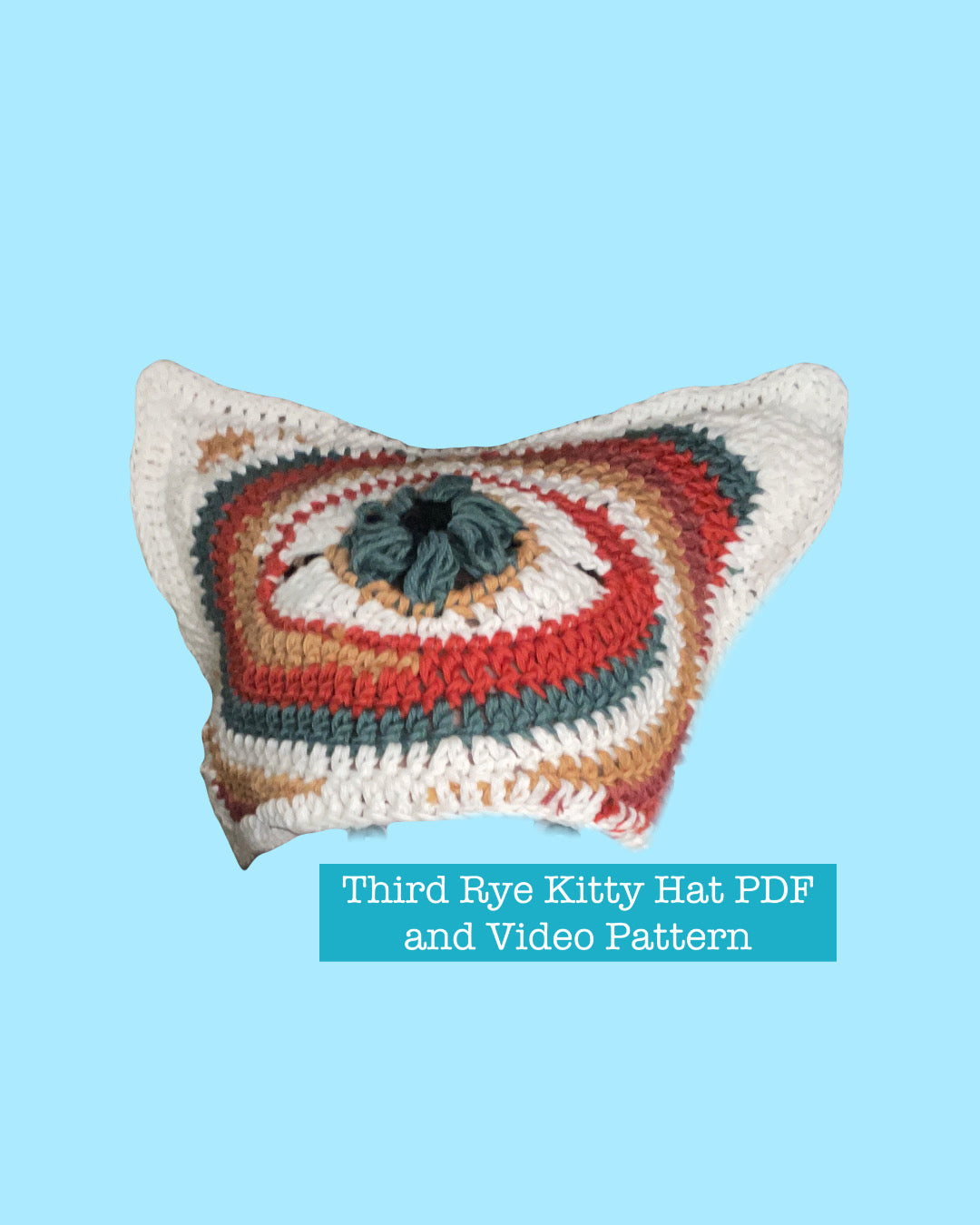 Third Eye Kitty Hat Video and PDF Pattern