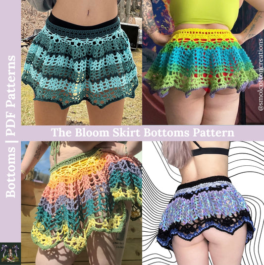 The Bloom Skirt - DIY Crochet Festival Skirt PDF Pattern