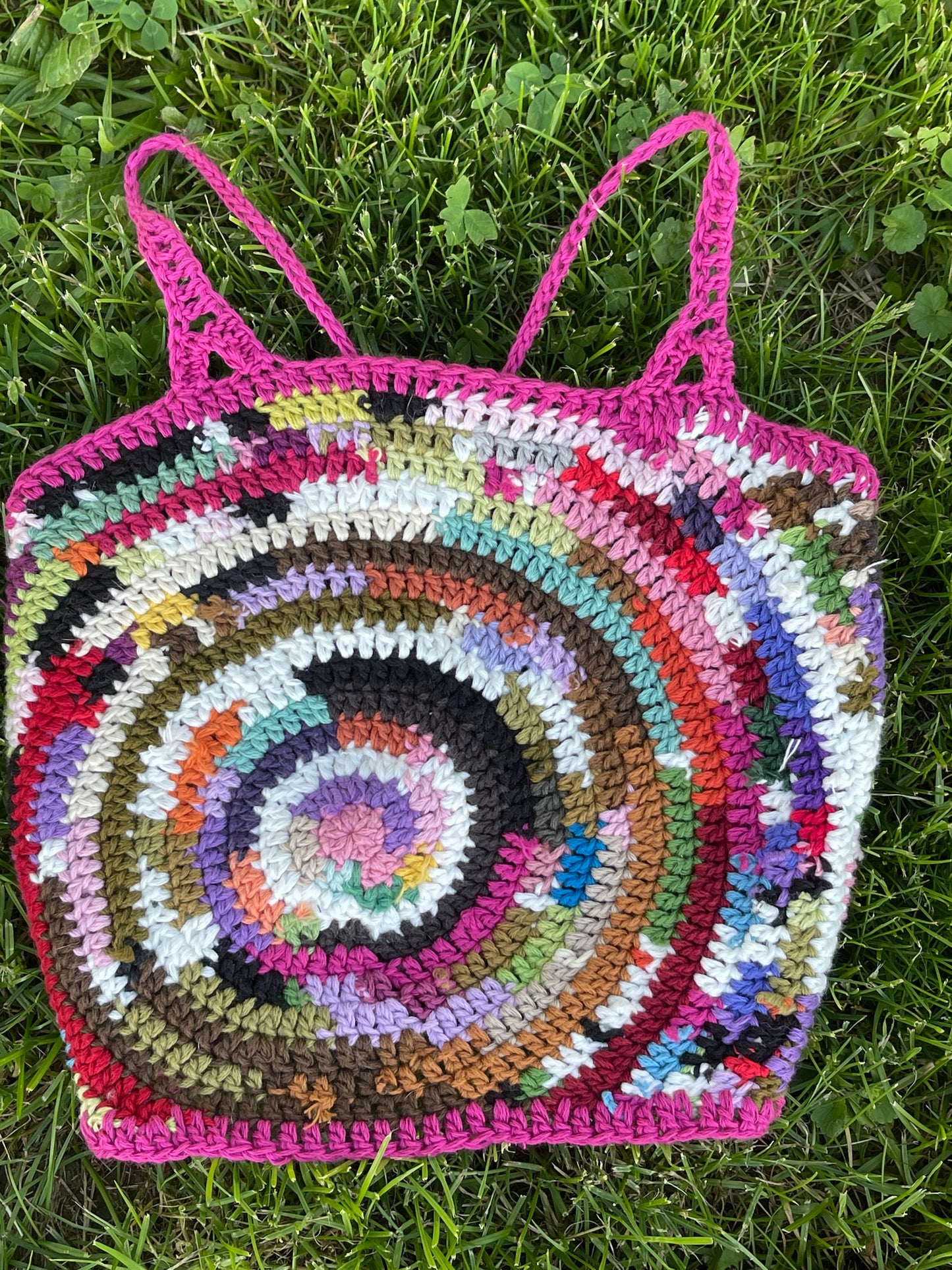 Scrappy Psychadelic TRULY OOAK Crop Top