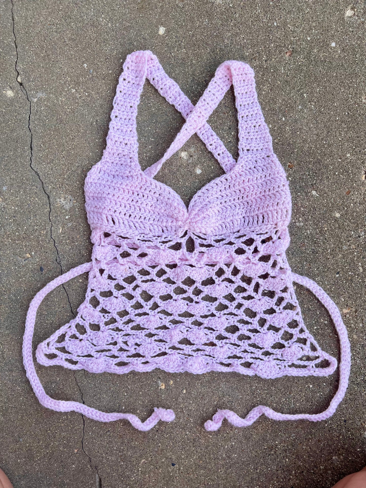 XS-M Pink Shell Top
