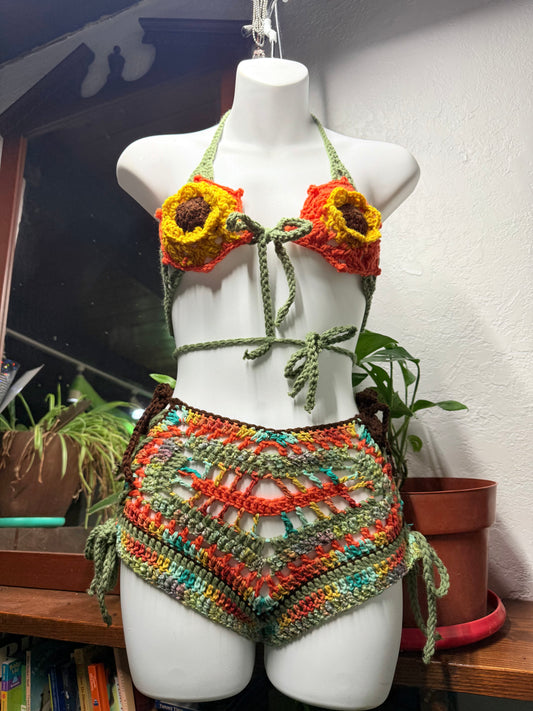 Sunflower Fairy 2P Set (XS/Sm)