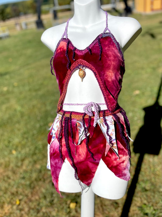 Mariana (XS/SM) - Handmade Crochet Ravewear Casualwear Oufit