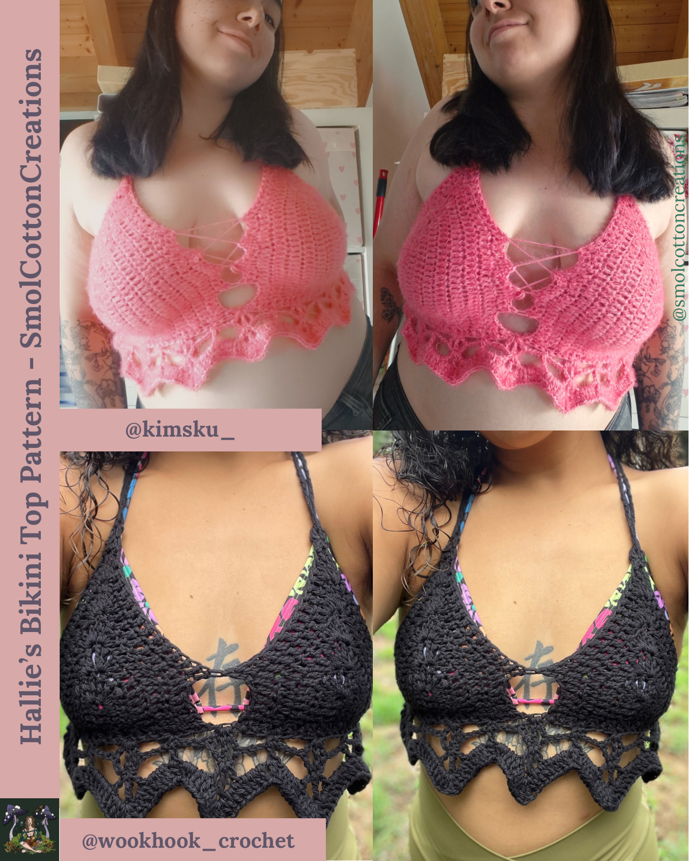 Hallie’s Bikini Top - DIY Crochet Festival Top PDF Pattern