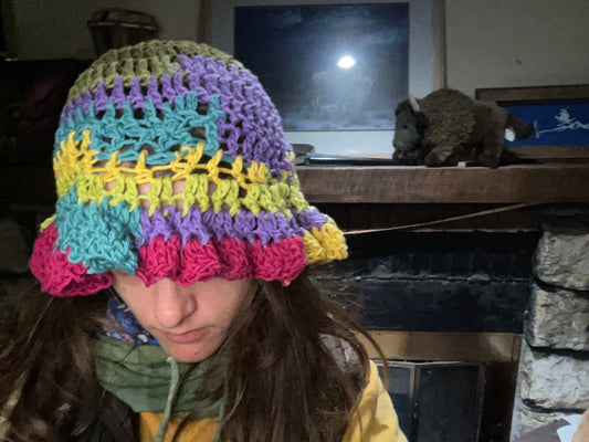 A Scrappy Chunky Bucket Hat