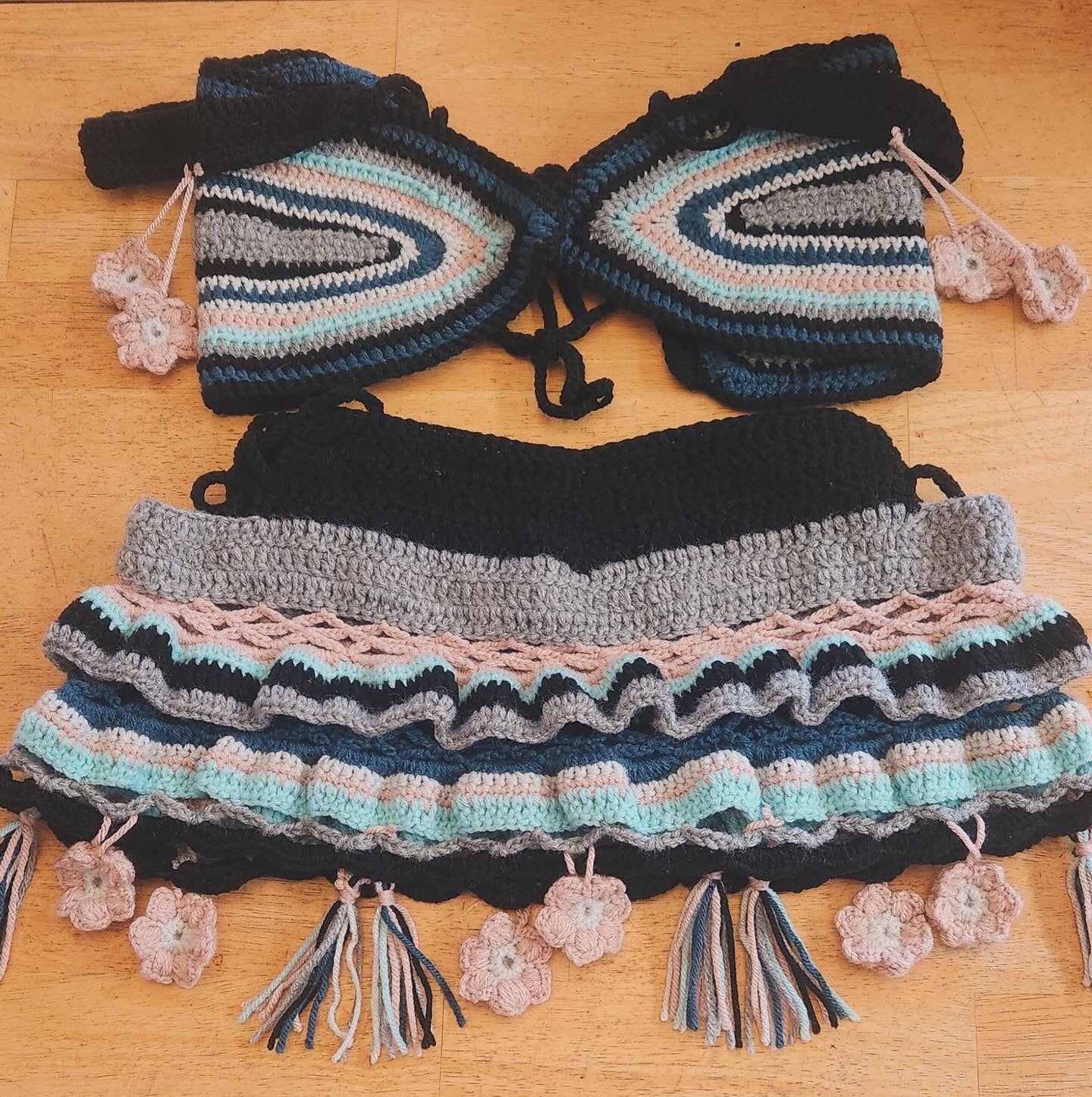 Christa’s Flower Bralette - DIY Crochet Festival Top PDF Pattern