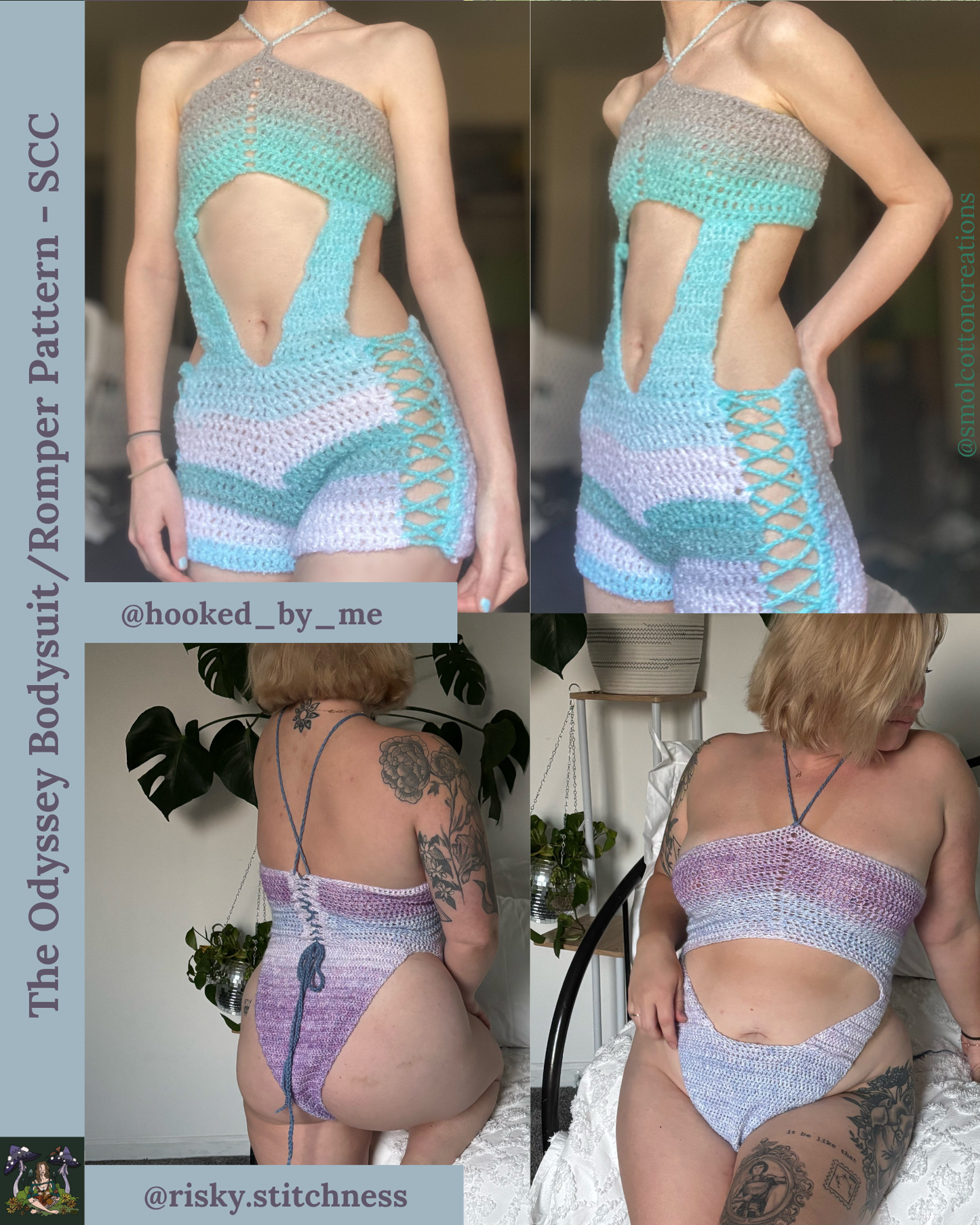 The Odyssey Bodysuit/Romper - DIY Crochet Festival Outfit PDF Pattern