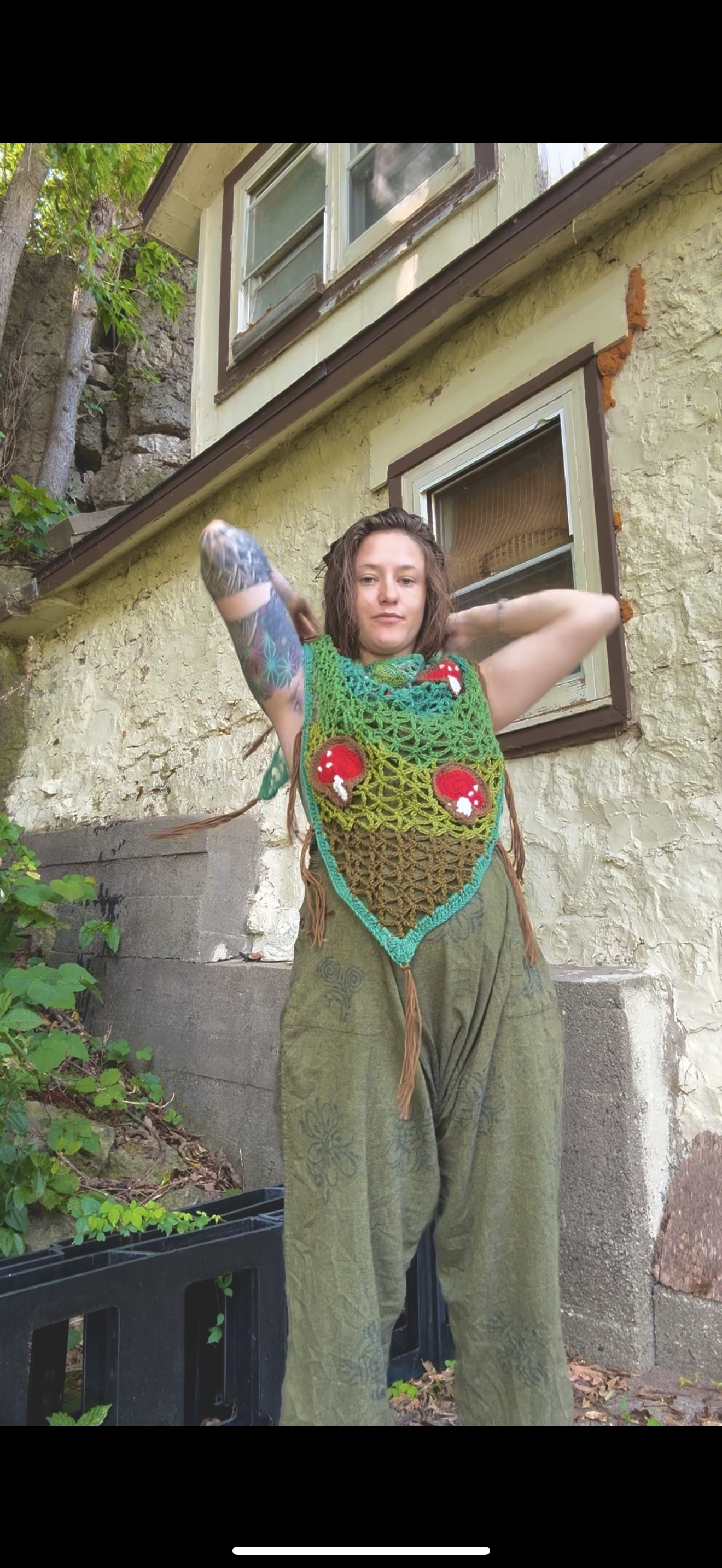 The Geometric Wrap - DIY Crochet Festival Wrap PDF Pattern (includes 9 applique tutorial videos!)