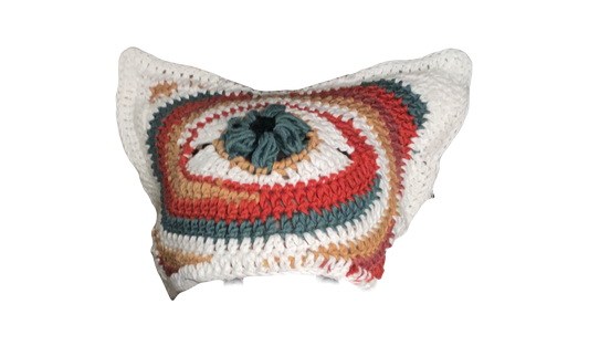 A Trippy Winter Foxes Hat