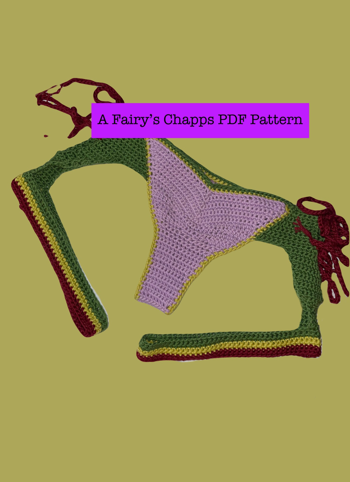 A Fairy’s Chaps (Sophia’s Fit) - DIY Crochet Festival Bikini Bottoms & Chaps/Garters PDF Pattern