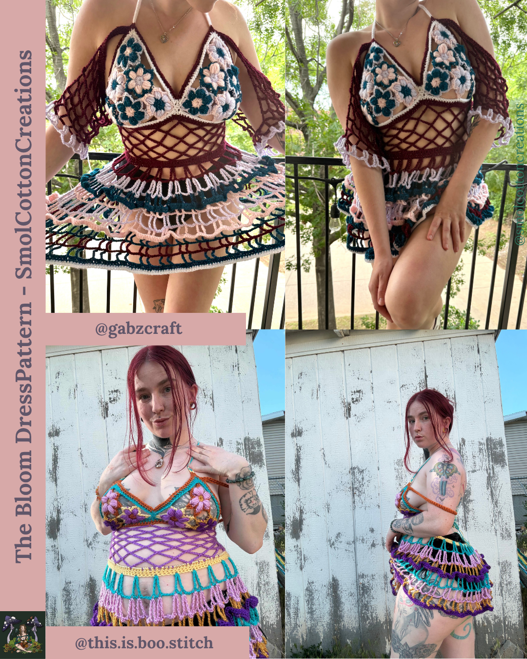 The Bloom Dress - DIY Crochet Festival Dress PDF Pattern