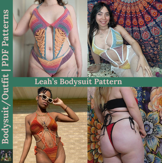 Leah’s Bodysuit - DIY Crochet Festival Bodysuit/Swimsuit PDF Pattern