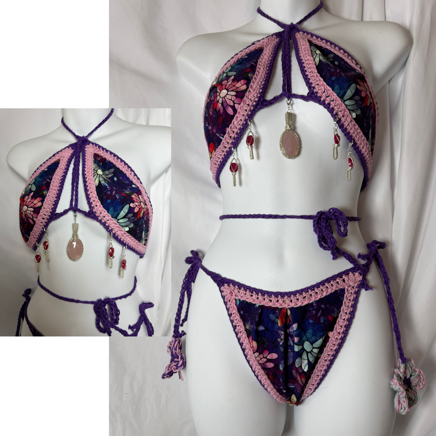 The Bloom Bikini (Buslife Botanicals Collab) (XS/SM)