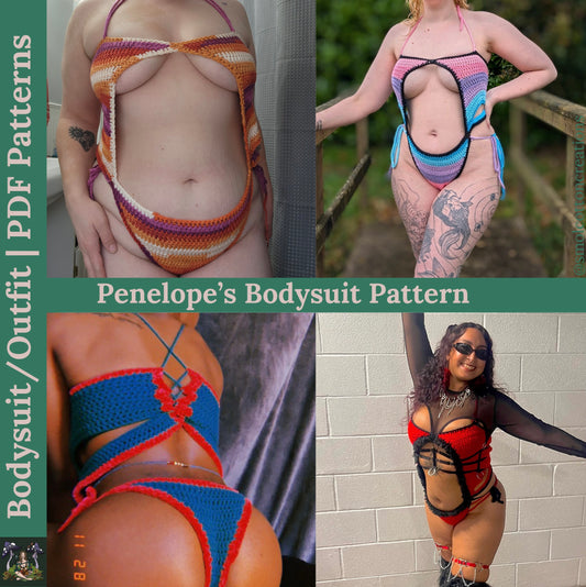 Penelope’s Bodysuit - DIY Crochet Festival Bodysuit/Bikini PDF Pattern