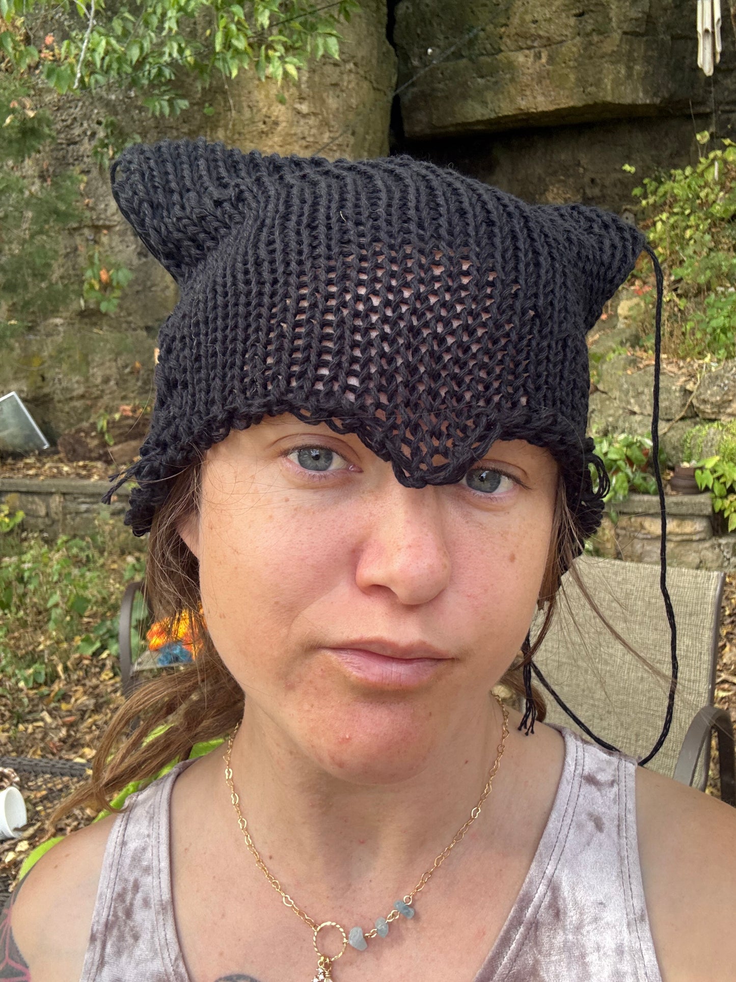 Batty Babe Hat and Micro Bikini Set (XS-M)