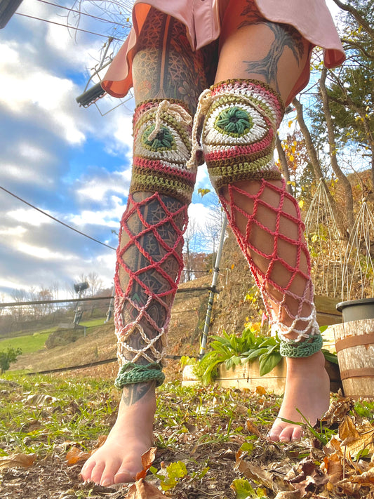 Bubblegum Faery Third Eye Leg Warmers