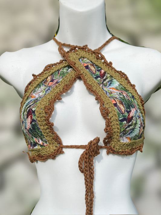 Jurassic Barbie Wrap Top (XS/SM)