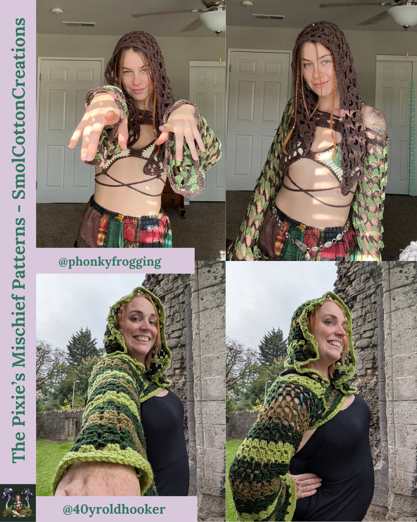 The Pixie’s Mischief Sleeves - DIY Crochet Festival Sleeves PDF Pattern