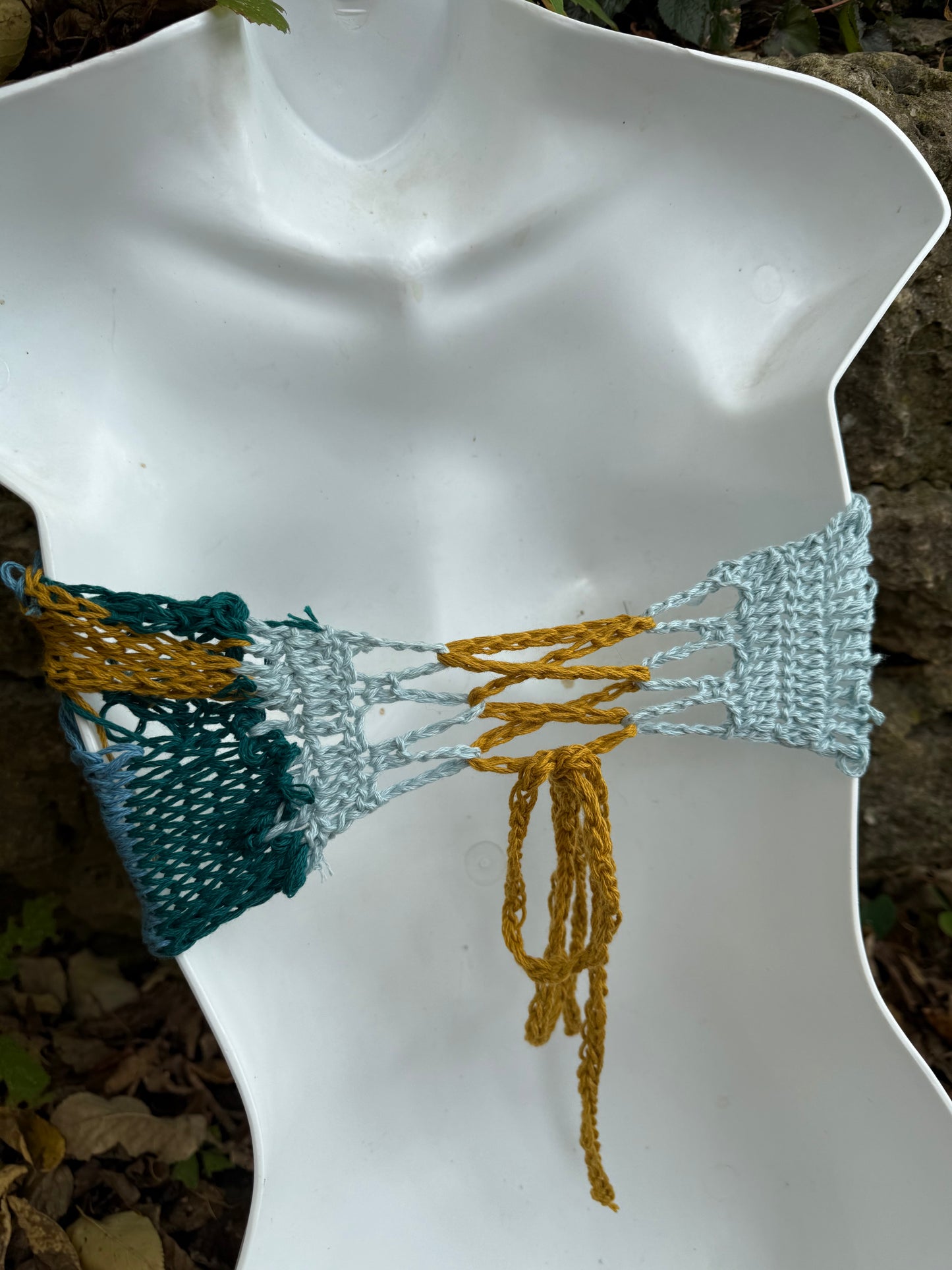 Experimental Nostalgic Knit Bandeau (Sm-M)