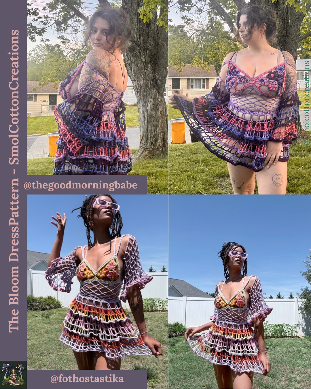 The Bloom Dress - DIY Crochet Festival Dress PDF Pattern